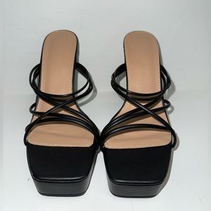 Wild Diva Platform Mule Sandal